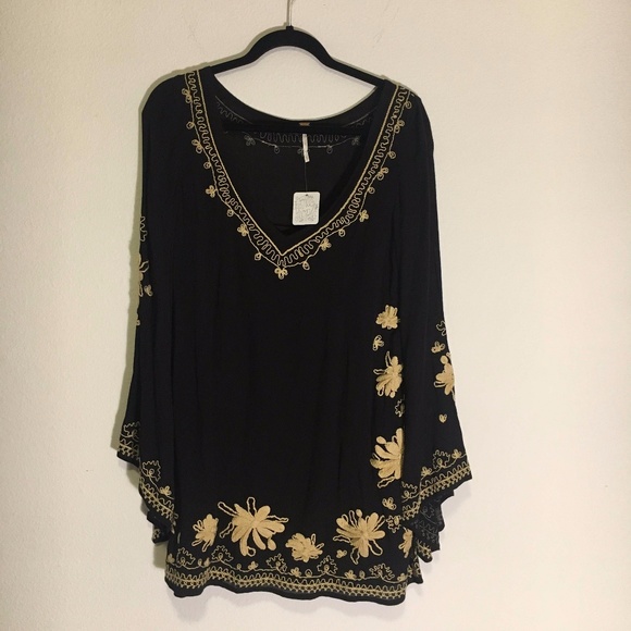 NWT Free People Skyfall Embroidered Dress - Picture 3 of 7